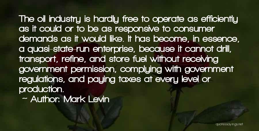 Oil Production Quotes By Mark Levin