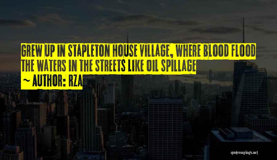 Oil Spillage Quotes By RZA