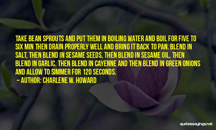 Oil Well Quotes By Charlene W. Howard