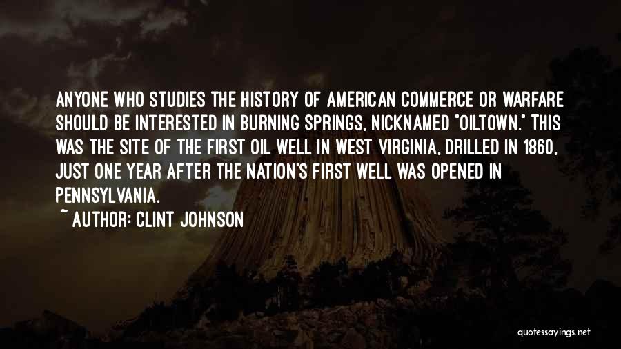Oil Well Quotes By Clint Johnson