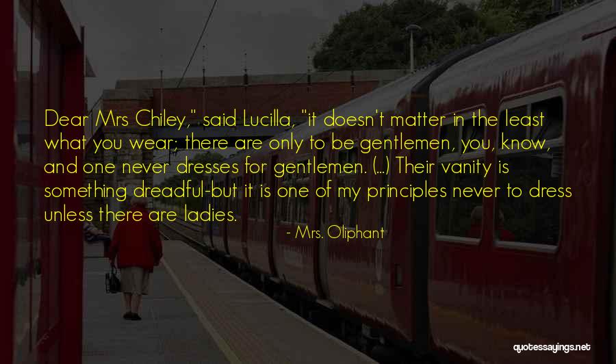 Oilcloth International Quotes By Mrs. Oliphant Oilcloth International Quotes By Mrs. Oliphant