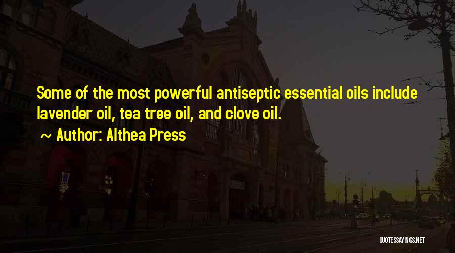 Oils Quotes By Althea Press