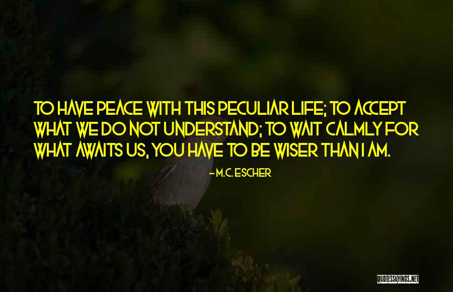 Okeke Chuma Quotes By M.C. Escher Okeke Chuma Quotes By M.C. Escher