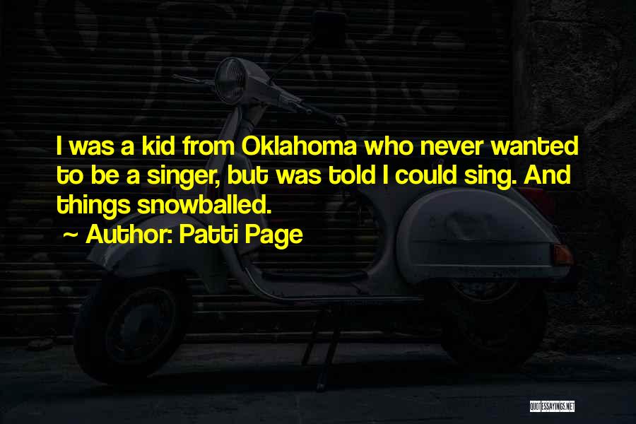 Oklahoma Quotes By Patti Page