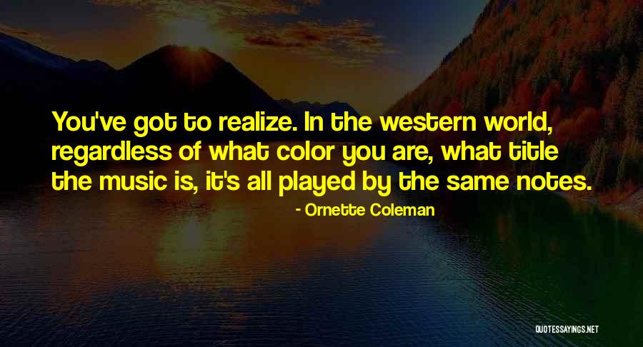 Okoronkwo Quotes By Ornette Coleman Okoronkwo Quotes By Ornette Coleman