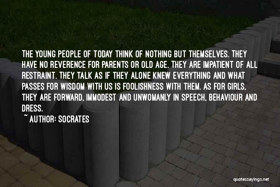 Old Age And Wisdom Quotes By Socrates