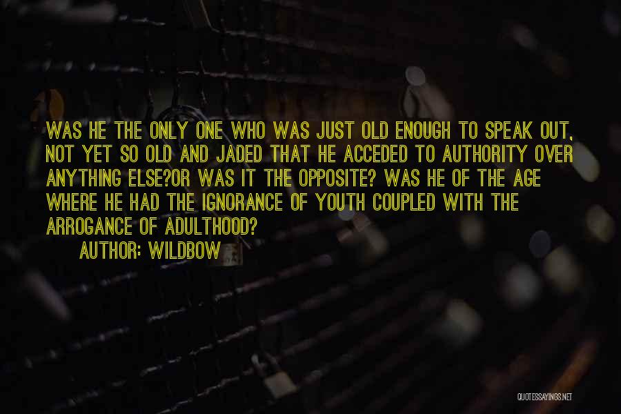 Old Age And Youth Quotes By Wildbow