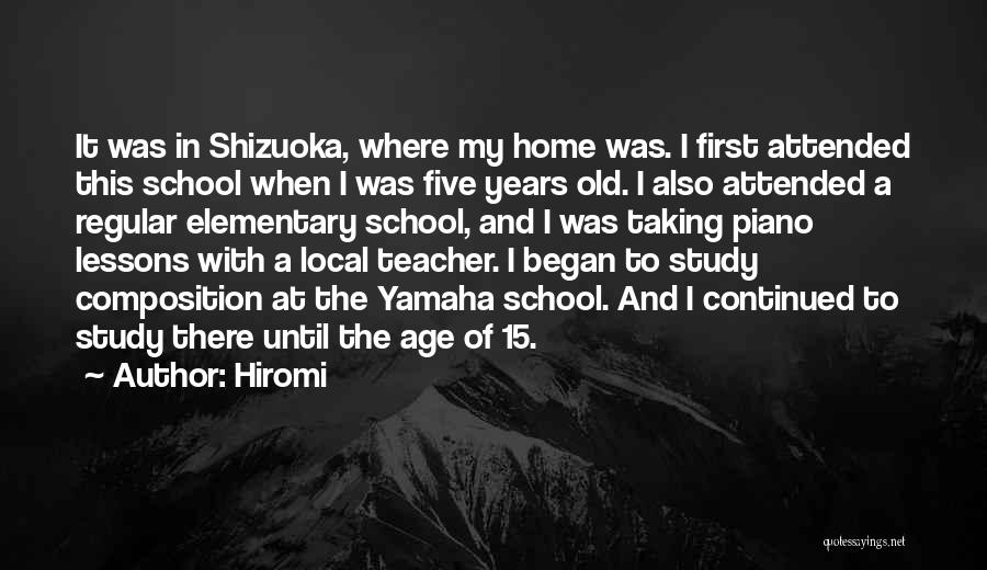 Old Age Home Quotes By Hiromi