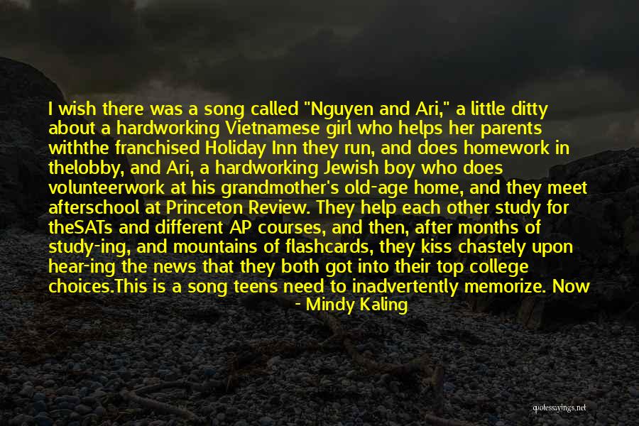 Old Age Parents Quotes By Mindy Kaling