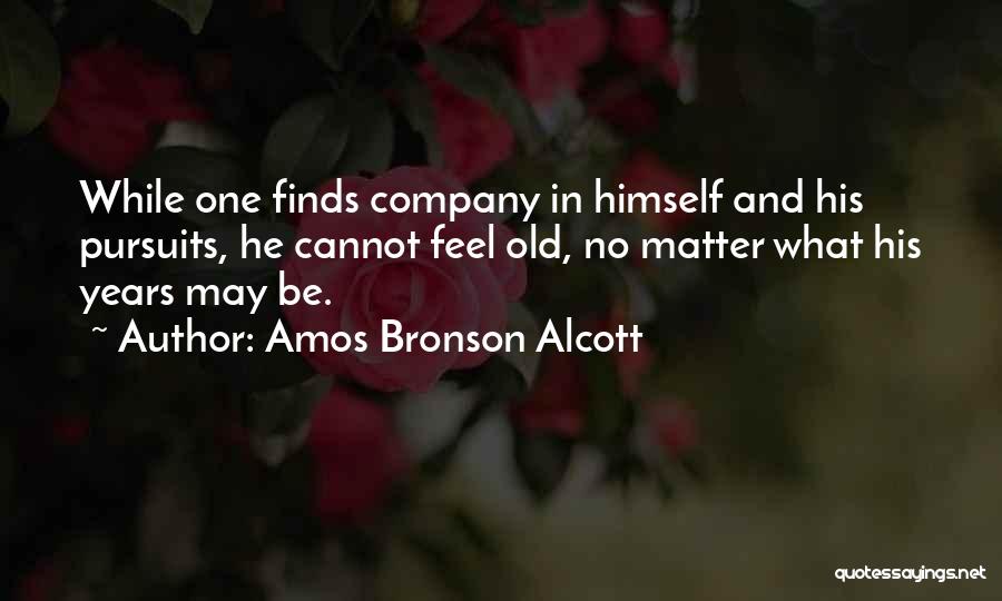 Old Age Quotes By Amos Bronson Alcott