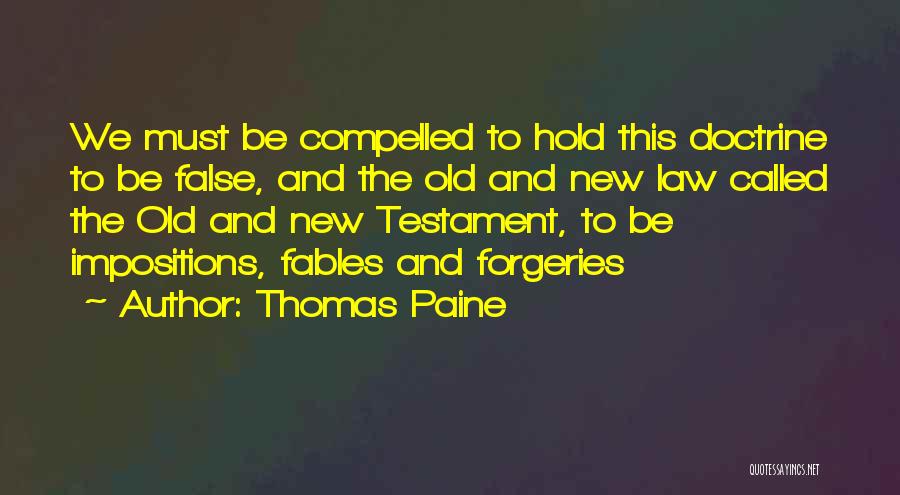 Old And New Testament Quotes By Thomas Paine