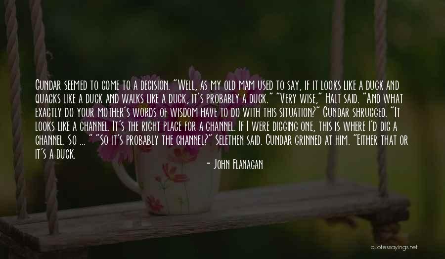 Old And Wise Funny Quotes By John Flanagan Old And Wise Funny Quotes By John Flanagan