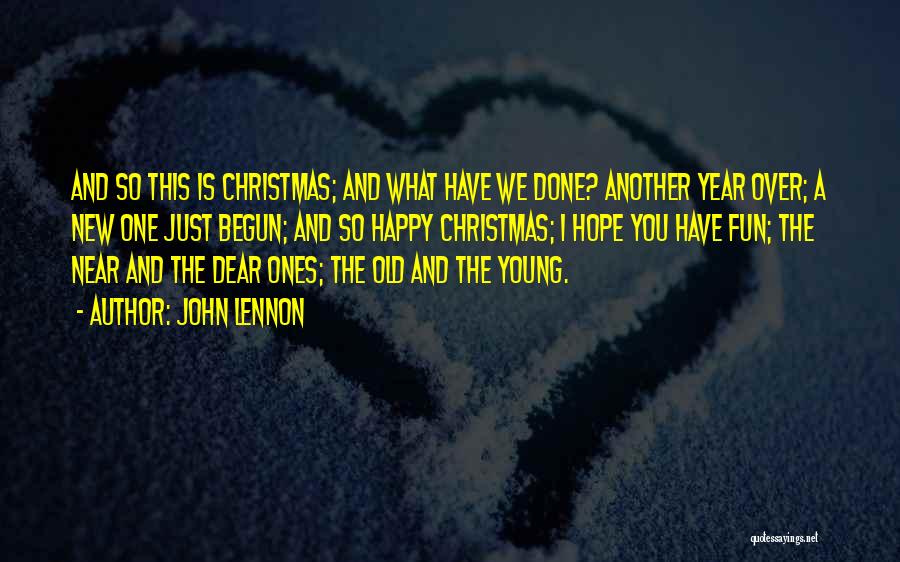 Old And Young Quotes By John Lennon