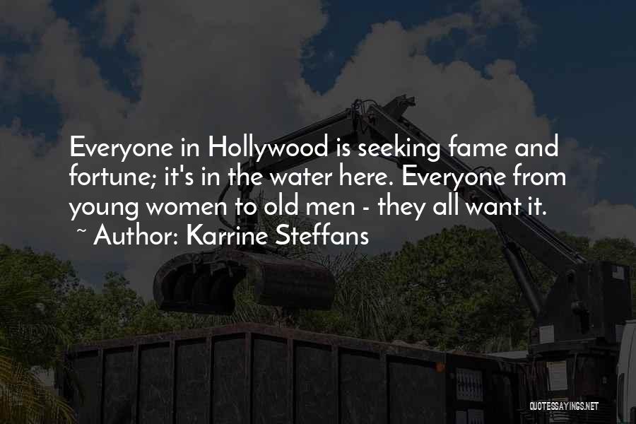 Old And Young Quotes By Karrine Steffans