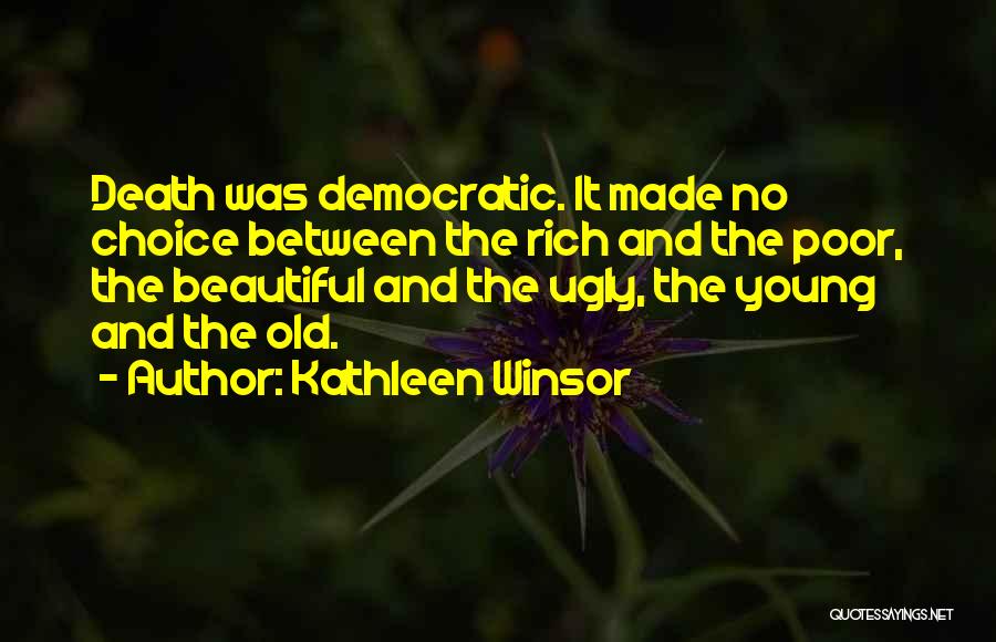 Old And Young Quotes By Kathleen Winsor