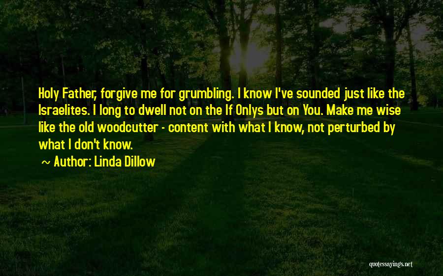 Old But Wise Quotes By Linda Dillow