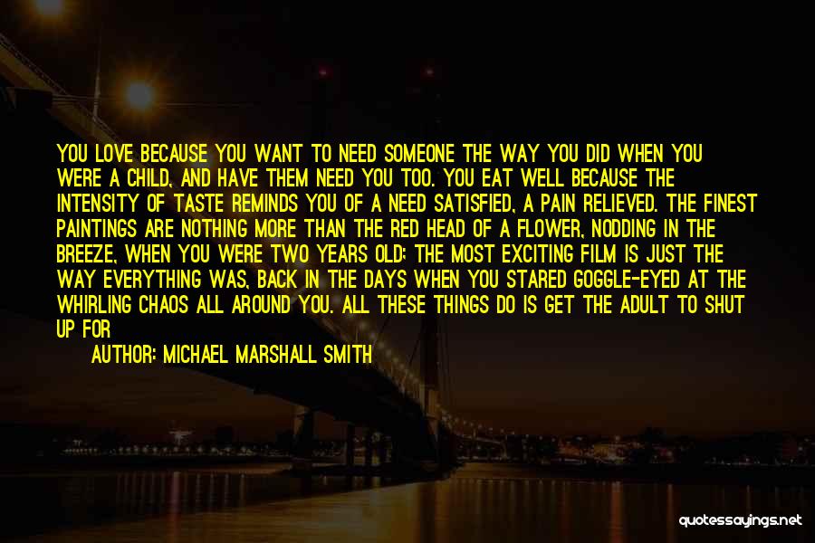 Old Childhood Days Quotes By Michael Marshall Smith