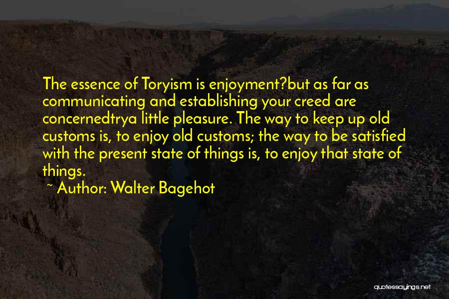 Old Customs Quotes By Walter Bagehot