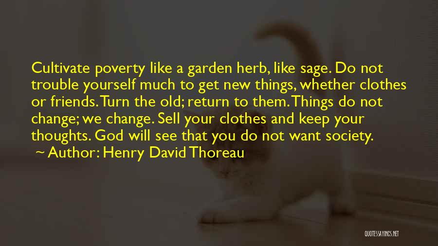 Old Friends Change Quotes By Henry David Thoreau