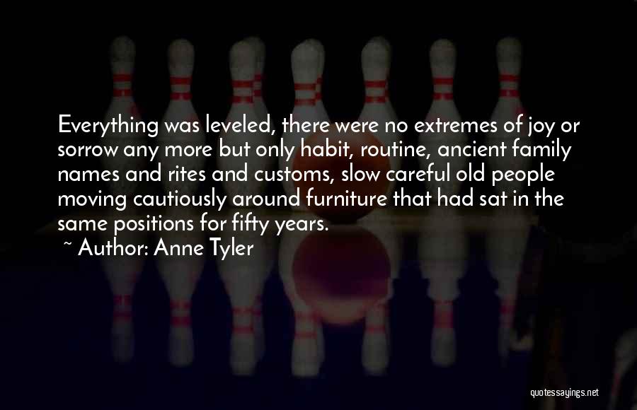 Old Furniture Quotes By Anne Tyler