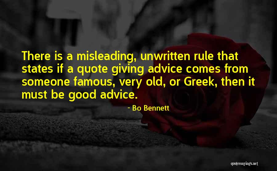 Old Greek Quotes By Bo Bennett Old Greek Quotes By Bo Bennett