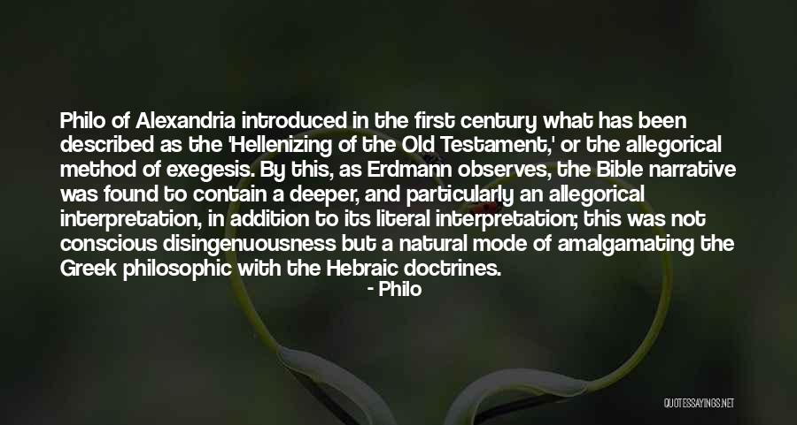 Old Greek Quotes By Philo Old Greek Quotes By Philo