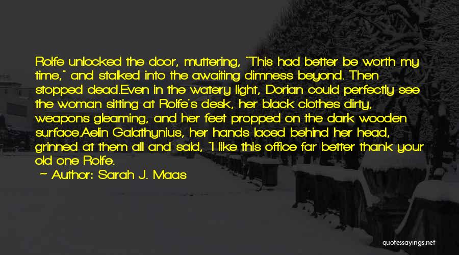 Old Hands Quotes By Sarah J. Maas