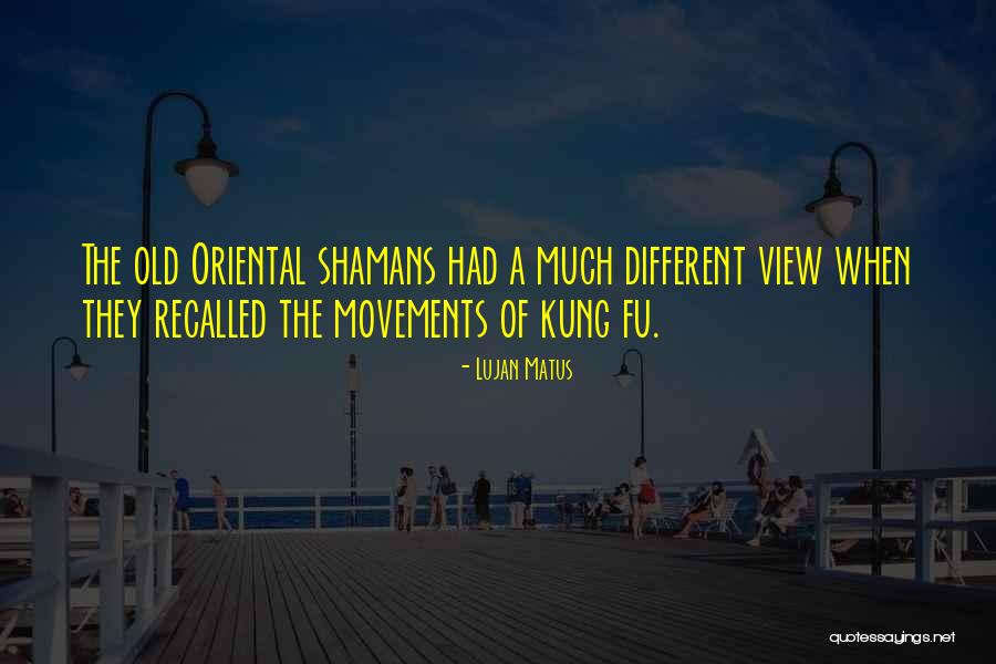 Old Kung Fu Quotes By Lujan Matus Old Kung Fu Quotes By Lujan Matus