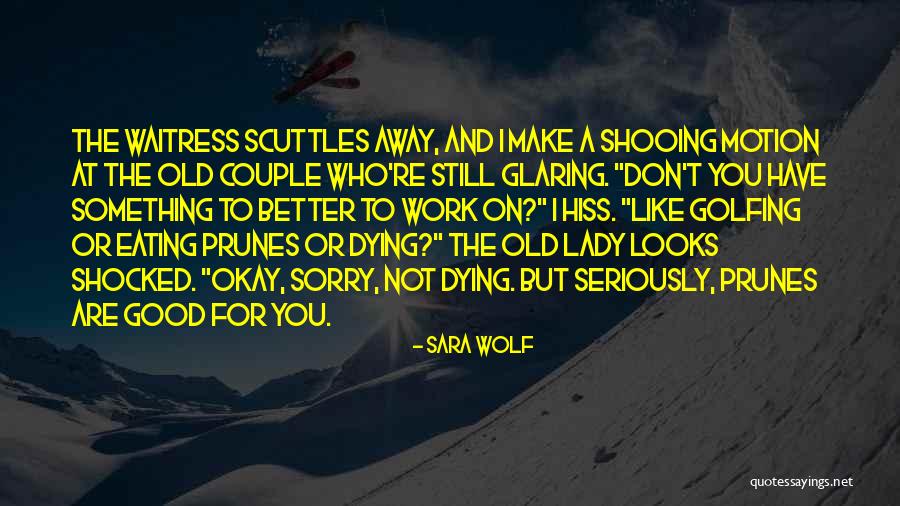 Old Lady Quotes By Sara Wolf Old Lady Quotes By Sara Wolf