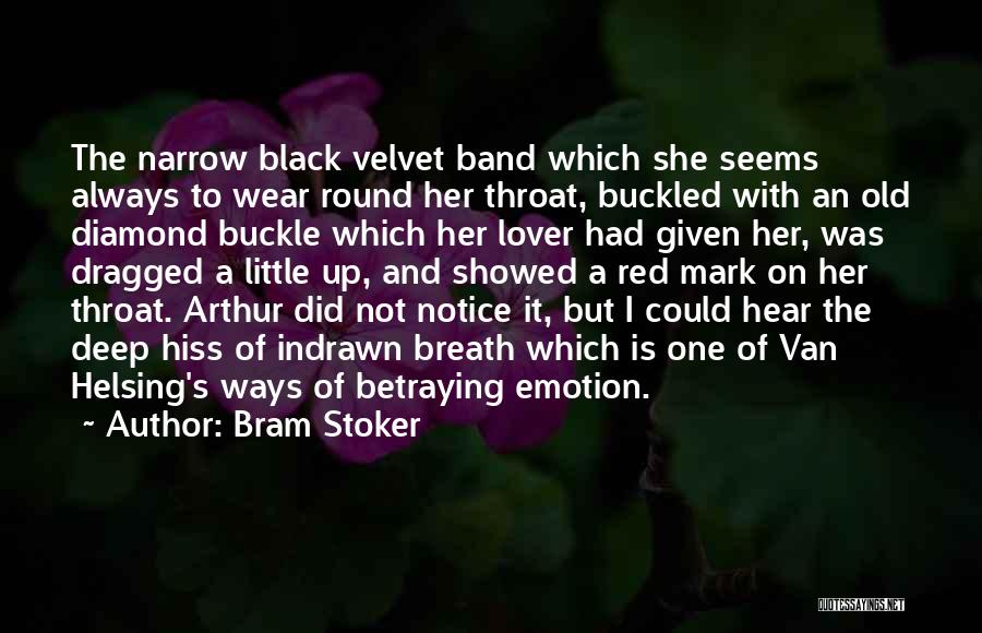 Old Lover Quotes By Bram Stoker