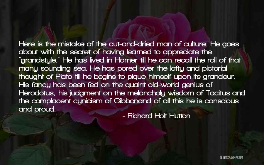 Old Man On The Sea Quotes By Richard Holt Hutton Old Man On The Sea Quotes By Richard Holt Hutton