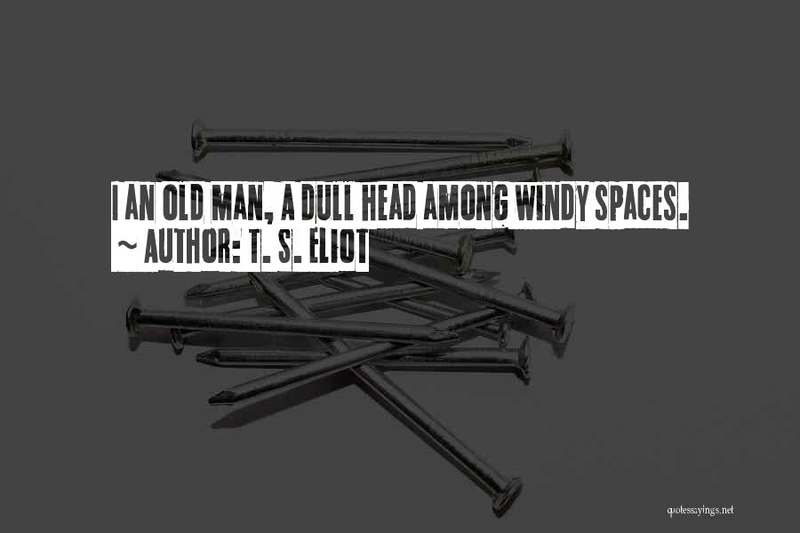 Old Man Quotes By T. S. Eliot