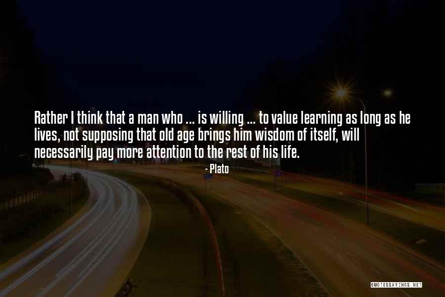 Old Man Wisdom Quotes By Plato Old Man Wisdom Quotes By Plato