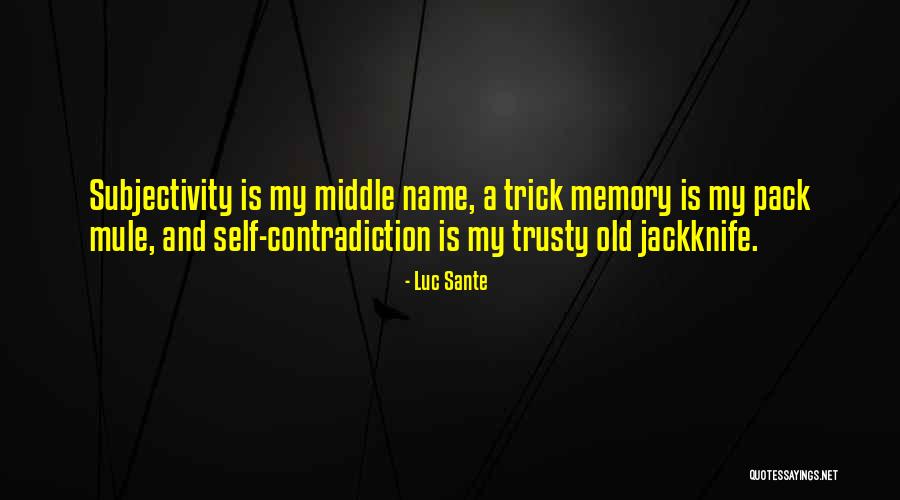 Old Memories Quotes By Luc Sante Old Memories Quotes By Luc Sante