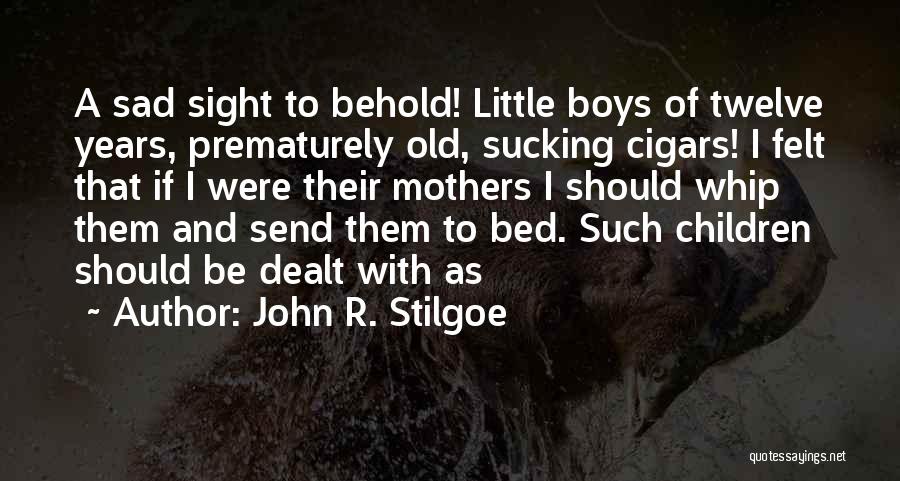Old Mothers Quotes By John R. Stilgoe