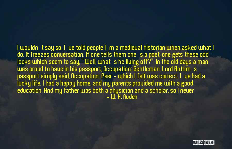 Old Odd Quotes By W. H. Auden
