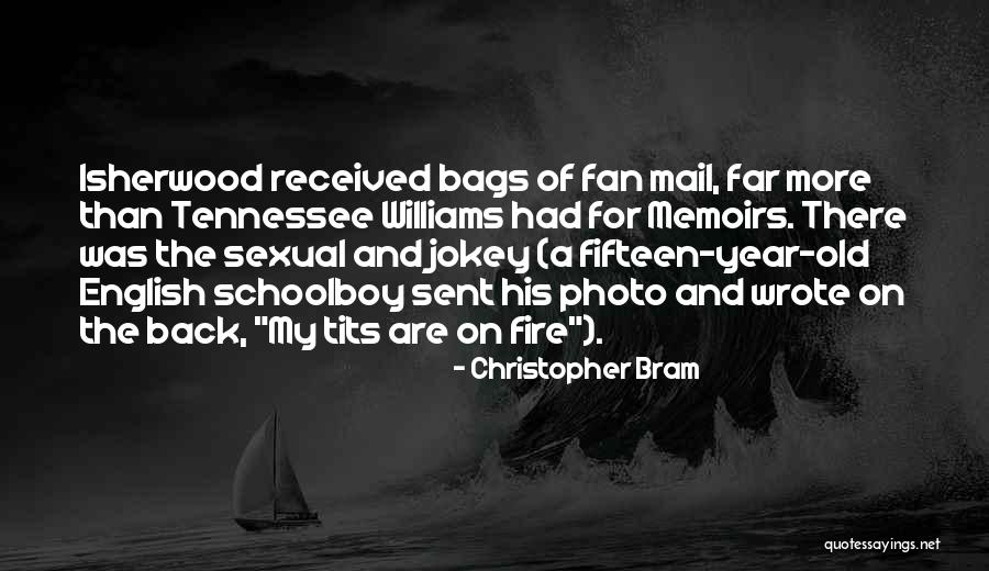 Old Photo Of Me Quotes By Christopher Bram Old Photo Of Me Quotes By Christopher Bram