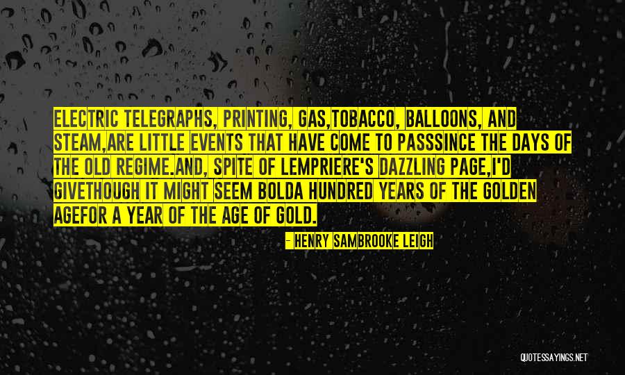 Old Printing Quotes By Henry Sambrooke Leigh Old Printing Quotes By Henry Sambrooke Leigh