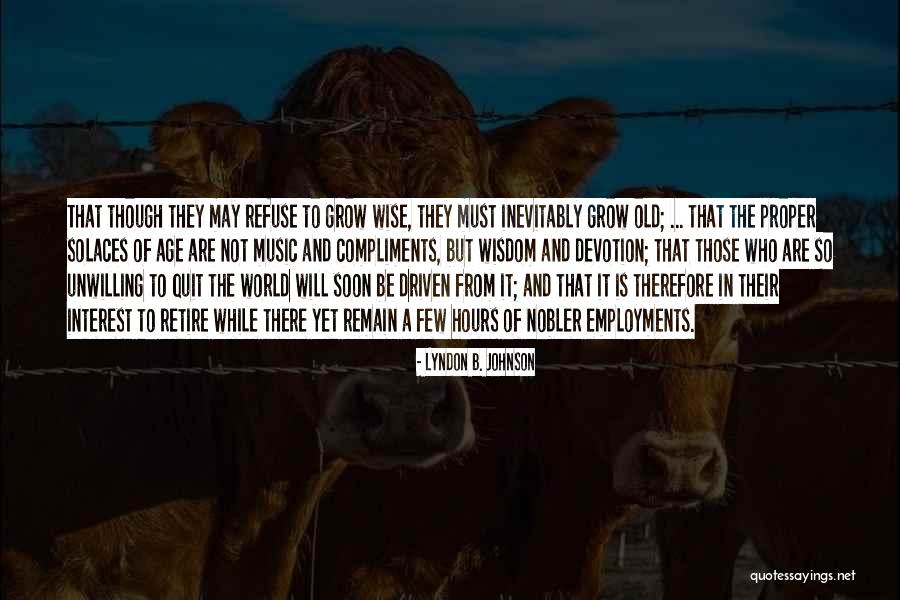 Old Proper Quotes By Lyndon B. Johnson