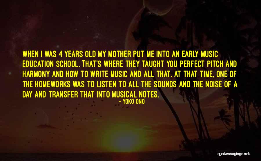 Old School Music Quotes By Yoko Ono Old School Music Quotes By Yoko Ono