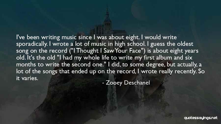 Old School Music Quotes By Zooey Deschanel Old School Music Quotes By Zooey Deschanel