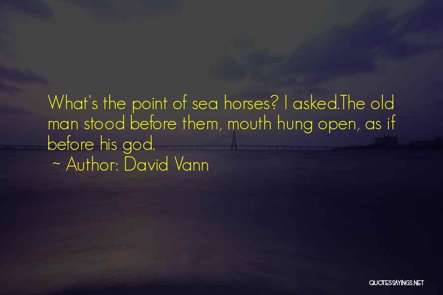 Old Sea Quotes By David Vann