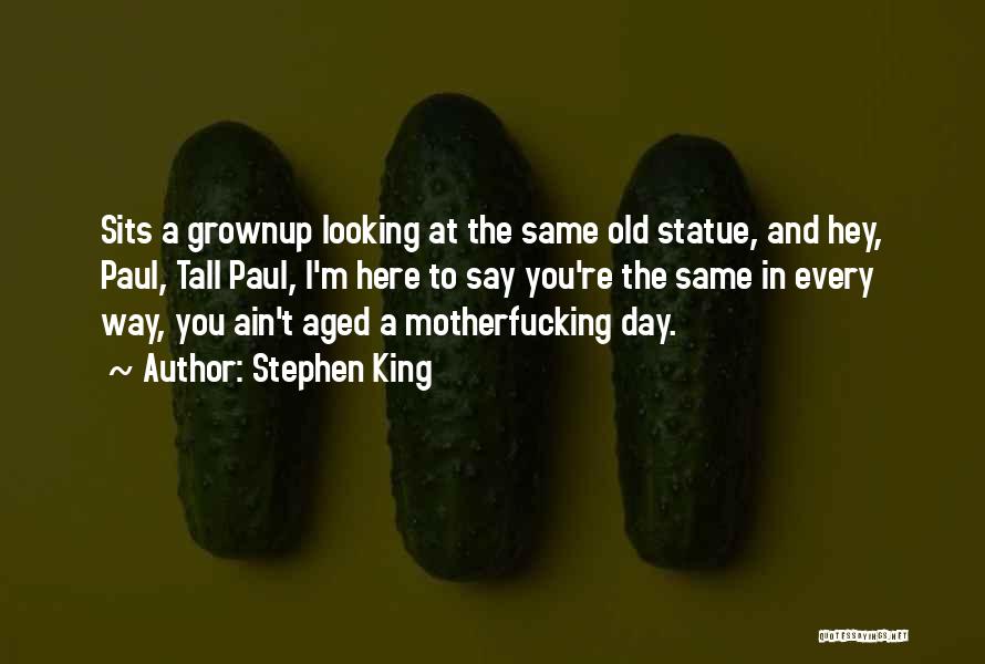 Old Statue Quotes By Stephen King