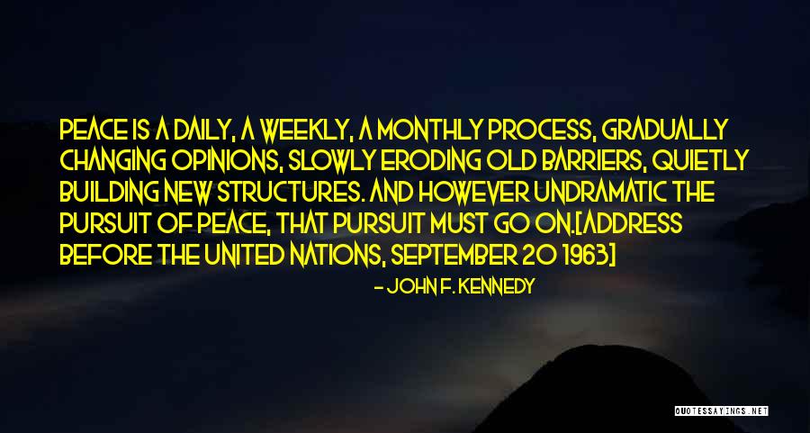 Old Structures Quotes By John F. Kennedy