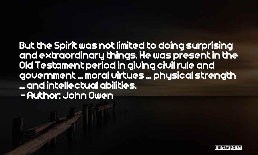 Old Testament Quotes By John Owen