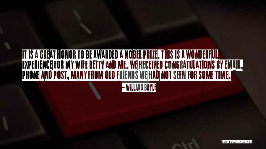 Old Time Friends Quotes By Willard Boyle Old Time Friends Quotes By Willard Boyle