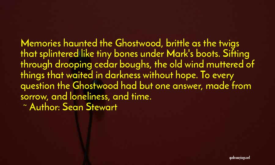 Old Time Memories Quotes By Sean Stewart