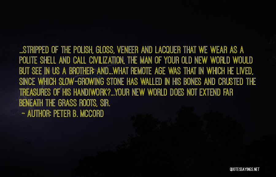 Old Treasures Quotes By Peter B. McCord