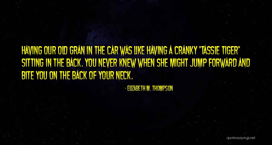 Old When Quotes By Elizabeth M. Thompson Old When Quotes By Elizabeth M. Thompson