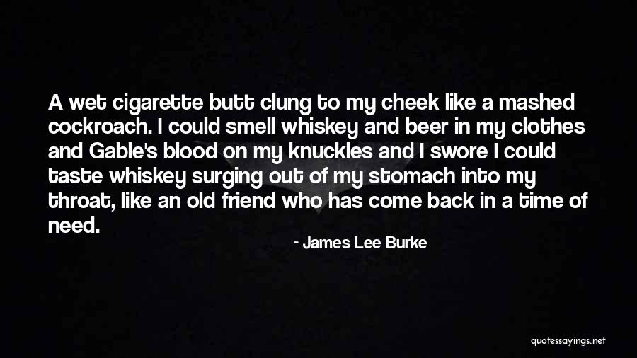 Old Whiskey Quotes By James Lee Burke